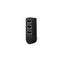 USBHUB2.0 / 機能主義 / バスパワー / 3ポート / 直挿し / ブラック USB2.0バスパワー エレコム ELECOM U2H-TZ325BBK