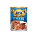 愛犬元気 缶 ビーフ・魚・野菜入り 375g ドッグフード ドックフード 犬 イヌ いぬ ドッグ ドック dog ワンちゃん ※商品は1点 ( 個 ) の価格になります。