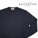【52】 BALLANTYNE バランタイン 丸首セーター D2P000 メンズ 秋冬 カシミヤ100% ネイビー 紺 並行輸入品 メンズファッション 男性用 ビジネス ニット 大きいサイズ 日本未入荷 ラッピング無料 送料無料