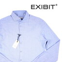 【M】 EXIBIT エグジビット 長袖シャツ メンズ ブル...