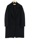 エンフォルド ENFOLD 16AW ダブルクロス リラックス チェスターコート ミディアム 36 ネイビー 秋冬 レディース 【中古】【ベクトル 古着】 170907 ブランド古着ベクトルプレミアム店