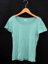 ギャップ GAP 半袖 Tシャツ カットソー 緑 グリーン 無地 M 春夏 レディース 【ベクトル 古着】【中古】 160727