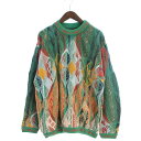 クージー COOGI classic セーター ニット カシミヤ デザイン カラフル オーストラリア製 マルチカラー M メンズ 【中古】【ベクトル 古着】 170225 ブランド古着ベクトルプレミアム店