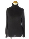 ユニクロ UNIQLO ニット セーター 長袖 タートルネック M 黒 秋冬 160926 レディース【中古】【ベクトル 古着】 160929 ブランド古着ベクトルプレミアム店