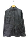 ザ スーツカンパニー THE SUIT COMPANY シャツ ストライプ 長袖 紺 36 170307 メンズ 【中古】【ベクトル 古着】 170307 ブランド古着ベクトルプレミアム店
