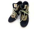 ホーキンス Hawkins スポーツ SPORT スニーカー ハイカット 紺 ネイビー 23.5 170329 LEK レディース 【中古】【ベクトル 古着】 170329 ブランド古着ベクトルプレミアム店