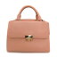 チャールズ&キース CHARLES&KEITH バッグ ハンド ショルダー 2WAY ミニ レザー ピンク レディース 【中古】【ベクトル 古着】 180607 ブランド古着ベクトルプレミアム店