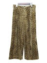 KUMIK パンツ ロング レオパード柄 ベージュ 0317 レディース 【中古】【ベクトル 古着】 170317 ブランド古着ベクトルプレミアム店