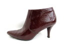 ナインウエスト NINE WEST ブーティ ショートブーツ ハイヒール ボルドー 22 0411 レディース 【中古】【ベクトル 古着】 170411 ブランド古着ベクトルプレミアム店