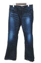 ヴァンキッシュ VANQUISH マーダーライセンス デニムパンツ ブーツカット 46 青 0415 メンズ 【中古】【ベクトル 古着】 170416 ブランド古着ベクトルプレミアム店