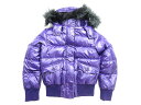 ユニクロ UNIQLO プレミアムダウン ジャケット ジップアップ M 紫 レディース 【中古】【ベクトル 古着】 171002 ブランド古着ベクトルプレミアム店