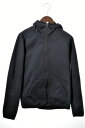 ユニクロ UNIQLO パーカー 裏起毛 コットン 長袖 ジップアップ 黒 M 170131 メンズ 【中古】【ベクトル 古着】 170131 ブランド古着ベクトルプレミアム店