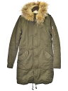 ナチュラルビューティーベーシック NATURAL BEAUTY BASIC コート モッズ ミリタリー ジャケット ライナー付 ハーフ カーキ M 170304 レディース 【中古】【ベクトル 古着】 170304 ブランド古着ベクトルプレミアム店