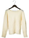 ユニクロ UNIQLO ニット セーター カシミヤ混 リブ 長袖 白 L 170327 レディース 【中古】【ベクトル 古着】 170327 ブランド古着ベクトルプレミアム店