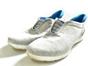 ホーキンス Hawkins スニーカー スリッポン フラットライト スウェット グレー 水色 23.5 LEK 170614 【中古】【ベクトル 古着】 170614 ブランド古着ベクトルプレミアム店