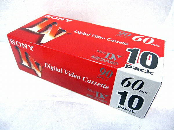 未使用品 ソニー SONY ミニDV MiniDV カセット DVM60R3 10本セット…...:auc-vector:12846415