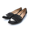 ザラ ZARA TRAFALUC パンプス アーモンドトゥ フラット タッセル 37 黒 レディース 【中古】【ベクトル 古着】 180626 ブランド古着ベクトルプレミアム店