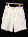 ユニクロ UNIQLO ショートパンツ ハーフ 白 76 ※OA ☆★ メンズ 【ベクトル 古着】【中古】 160909