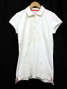 ユニクロ UNIQLO ポロシャツ ストレッチ 半袖 カットソー 白 L ※OA 161107 レディース 【中古】【ベクトル 古着】 161107 ブランド古着ベクトルプレミアム店