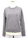 ユニクロ UNIQLO ニット 長袖 セーター 無地 ウール M グレー ※TS 161209 レディース 【中古】【ベクトル 古着】 161209 ブランド古着ベクトルプレミアム店