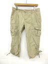 ユニクロ UNIQLO カーゴパンツ クロップド ベージュ L ※OA 170203 レディース 【中古】【ベクトル 古着】 170203 ブランド古着ベクトルプレミアム店