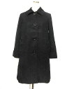 ヒステリックグラマー HYSTERIC GLAMOUR ステンカラーコート ロング レオパード 黒 F ※SK 170205 レディース 【中古】【ベクトル 古着】 170205 ブランド古着ベクトルプレミアム店