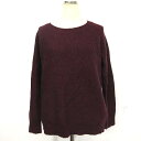 ユニクロ UNIQLO ニット 長袖 セーター モヘヤ混 M ボルドー系 ※TS 170314 レディース 【中古】【ベクトル 古着】 170314 ブランド古着ベクトルプレミアム店