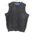 ユニクロ UNIQLO フリースベスト リバーシブル グレー 青 M ※HM 170731 メンズ 【中古】【ベクトル 古着】 170731 ブランド古着ベクトルプレミアム店