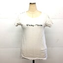 ユニクロ UNIQLO ミッキー Tシャツ 半袖 プリント キャラクター イラスト 白 M ※RH170802 レディース 【中古】【ベクトル 古着】 170802 ブランド古着ベクトルプレミアム店