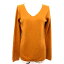 アズールバイマウジー AZUL by moussy ニット セーター 長袖 Vネック 茶系 L ※HM 171221 レディース 【中古】【ベクトル 古着】 171221 ブランド古着ベクトルプレミアム店
