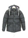 ビズビム VISVIM ダウンジャケット 裏地チェック柄 黒 ブラック M 170123 メンズ 【中古】【ベクトル 古着】 170123 ブランド古着ベクトルプレミアム店