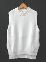 ユニクロ UNIQLO ベスト ニット サイドスリット ホワイト XL 170507 レディース 【中古】【ベクトル 古着】 170507 ブランド古着ベクトルプレミアム店