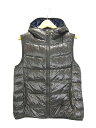 ユニクロ UNIQLO ダウンベスト ブラウン 茶 M 170522 ■ 【中古】【ベクトル 古着】 170522 ブランド古着ベクトルプレミアム店