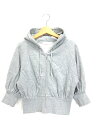 アースミュージック&エコロジー EARTH MUSIC & ECOLOGY パーカー スウェット ジップアップ 0 グレー 170713 レディース 【中古】【ベクトル 古着】 170713 ブランド古着ベクトルプレミアム店