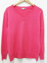 ユニクロ UNIQLO ニット セーター 長袖 カシミヤ 3XL ピンク 大きいサイズ レディース 【中古】【ベクトル 古着】 170320 ブランド古着ベクトルプレミアム店