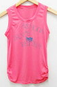 ダ ミス DA MISS フィットネス ウェア タンクトップ カットソー ノースリーブ ロゴ M ピンク レディース 【中古】【ベクトル 古着】 170712 ブランド古着ベクトルプレミアム店