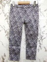 ユニクロ UNIQLO パンツ レギパン スキニー ゼブラ柄 ダークグレー M 春夏 S-16052109 レディース 【ベクトル 古着】【中古】 160521