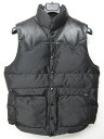 ロッキー マウンテン フェザーベッド Rocky Mountain FeatherBed ビームス ポーター 別注 トリプルネーム コラボ ダウンベスト ジャケット タンカー 黒 ブラック 38 M 0413 メンズ 【中古】【ベクトル 古着】 170413 ブランド古着ベクトルプレミアム店