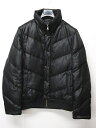 ミッシェルクランオム M.K HOMME ダウンジャケット シャドーストライプ 46 黒 FMS 0519 メンズ 【中古】【ベクトル 古着】 170519 ブランド古着ベクトルプレミアム店