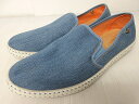 未使用品 リビエラ RIVIERAS LIGHT BLUE JEANS スリッポン スニーカー デニム ライトブルー 水色 38 24.5 0713 EMD1 レディース 【中古】【ベクトル 古着】 170713 ブランド古着ベクトルプレミアム店