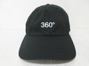 美品 PKCZ 360°chamberz キャップ 帽子 刺繍 黒 ブラック F 0823 メンズ 【中古】【ベクトル 古着】 170823 ブランド古着ベクトルプレミアム店