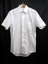スーツカンパニー THE SUIT COMPANY BDシャツ ボタンダウン 半袖 無地 白 S ☆☆0819SS メンズ 【ベクトル 古着】【中古】 160821