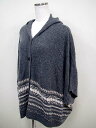ユニクロ UNIQLO ジオメトリック ニット ポンチョ ウール混 グレー F 0928SS レディース【中古】【ベクトル 古着】 160930 ブランド古着ベクトルプレミアム店