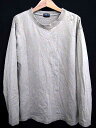 ユニクロ UNIQLO Tシャツ カットソー 長袖 ベージュ L 170115YK メンズ 【中古】【ベクトル 古着】 170115 ブランド古着ベクトルプレミアム店