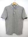 ユニクロ UNIQLO ポロシャツ 鹿の子 半袖 コットン グレー S 170602OK メンズ 【中古】【ベクトル 古着】 170602 ブランド古着ベクトルプレミアム店
