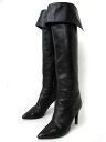 ダイアナ DIANA ロング ブーツ フェイクレザー ブラック 黒 24.0 シューズ 靴 180711IS02B レディース 【中古】【ベクトル 古着】 180711 ブランド古着ベクトルプレミアム店