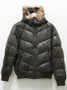 ユニクロ UNIQLO ダウン ジャケット フェイクファー フード M 茶 ブラウン メンズ 【中古】【ベクトル 古着】 161102 ブランド古着ベクトルプレミアム店