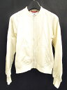 ユニクロ UNIQLO イネス・ド・ラ・フレサンジュ INÈS DE LA FRESSANGE コラボ MA-1 ジャケット 長袖 白 S 【中古】【ベクトル 古着】 170628 ブランド古着ベクトルプレミアム店