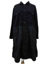 アールエヌエー RNA 16AW ミリタリー ライト コート C0610 バイカラー 2WAY ワンピース ツイル ジャケット M 黒 ブラック S6809 レディース 【中古】【ベクトル 古着】 180827 ブランド古着ベクトルプレミアム店