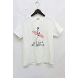 【中古】<strong>エンドレスサマー</strong> The Endless Summer TES <strong>Tシャツ</strong> カットソー プリント 半袖 S 白 ホワイト /Z メンズ 【ベクトル 古着】 210729